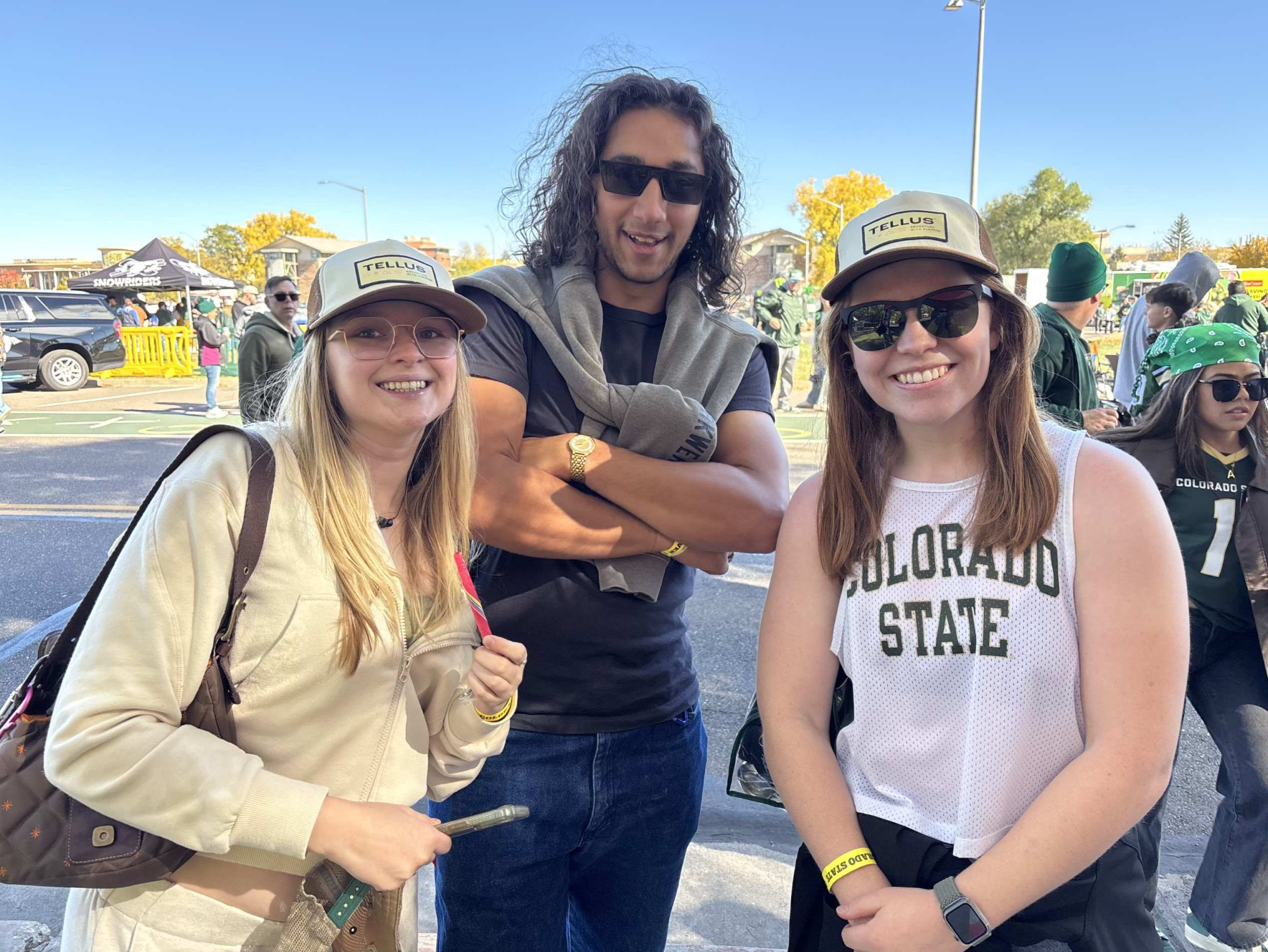 CSU students at fall homecoming celebration event