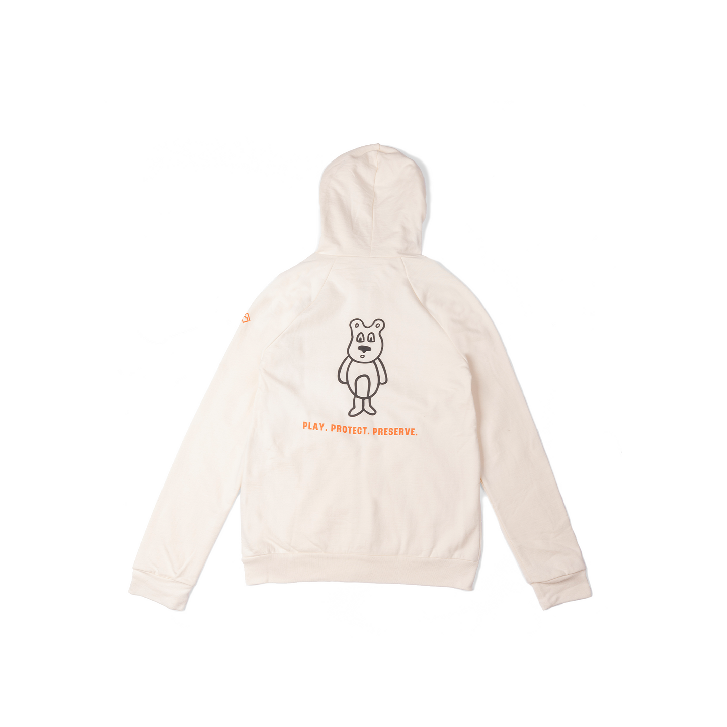 Unisex Play. Protect. Preserve. Bear Zip-Up Hoodie