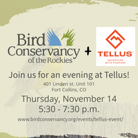 Fall Fundraiser for The Bird Conservancy of the Rockies