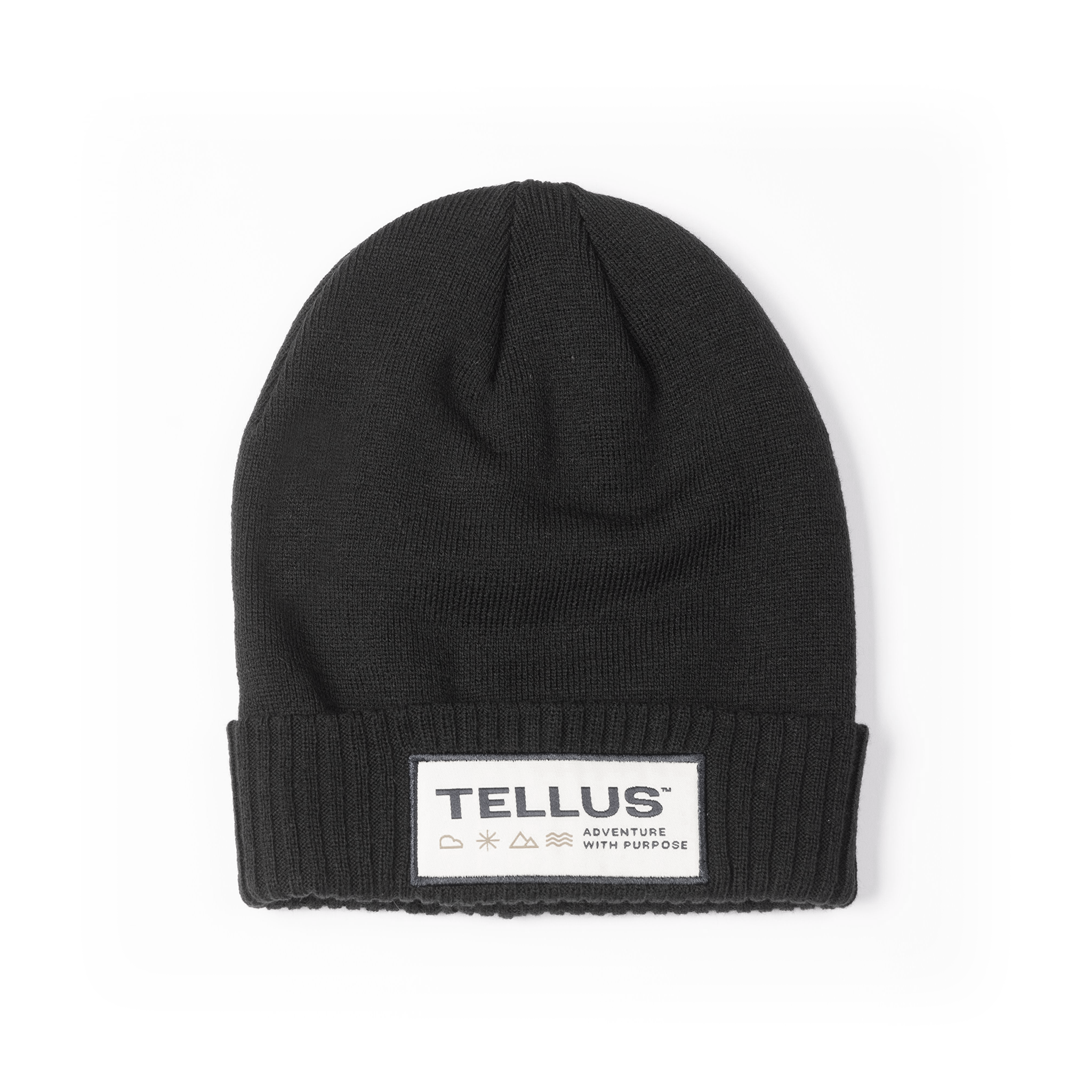 Tellus Recycled Beanie with Patch
