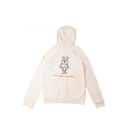 Unisex Play Protect Preserve Bear Zip-Up Hoodie