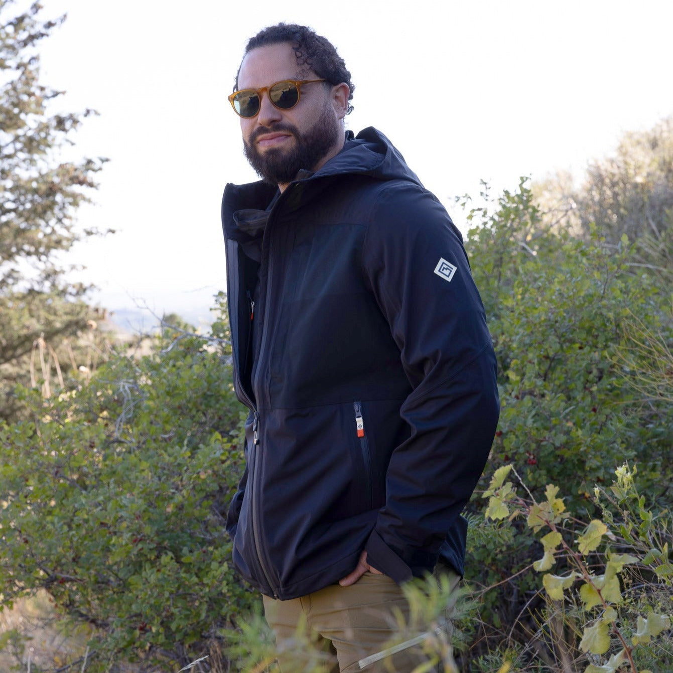 Men's Timberline Softshell Jacket With Hood | Polyester Softshell | Tellus